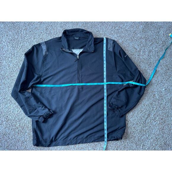 NIKE GOLF jacket size Men's XL; Black & Gray, Lightweight windbreaker - Picture 3 of 13